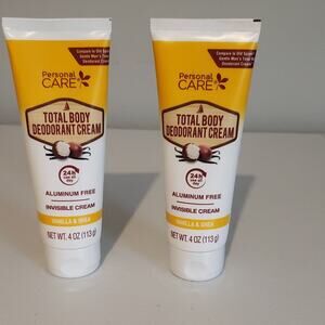 Personal Care Aluminum-Free 24-Hour Deodorant Cream Vanilla & Shea 4 oz